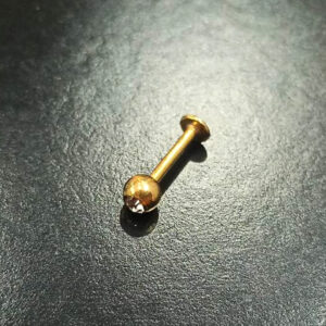 Labret με διαμαντάκι ατσάλινο