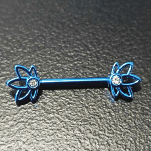 Σκουλαρίκι ρώγας blue lotus