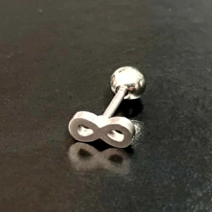 Σκουλαρίκι helix/tragus σχέδιο το άπειρο