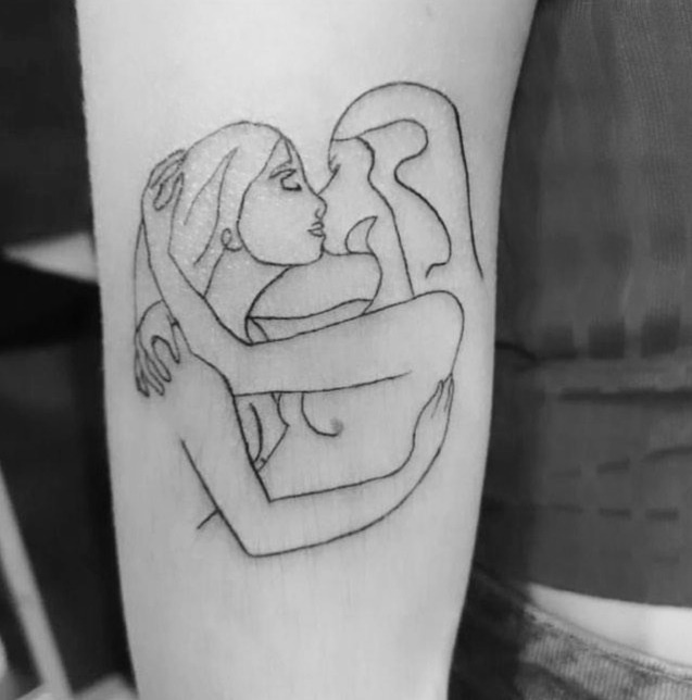 Minimal tattoo women love
