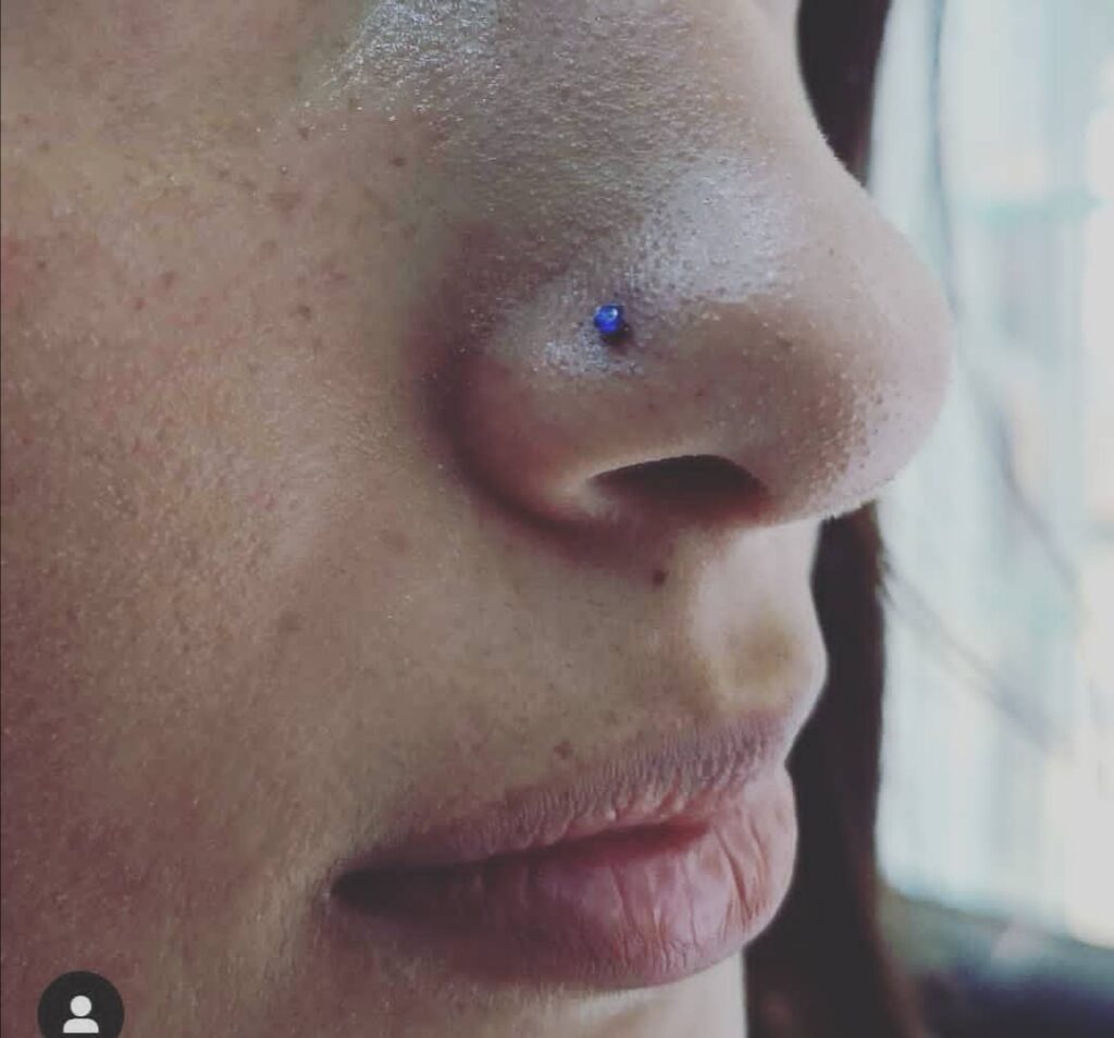 Nostril piercing