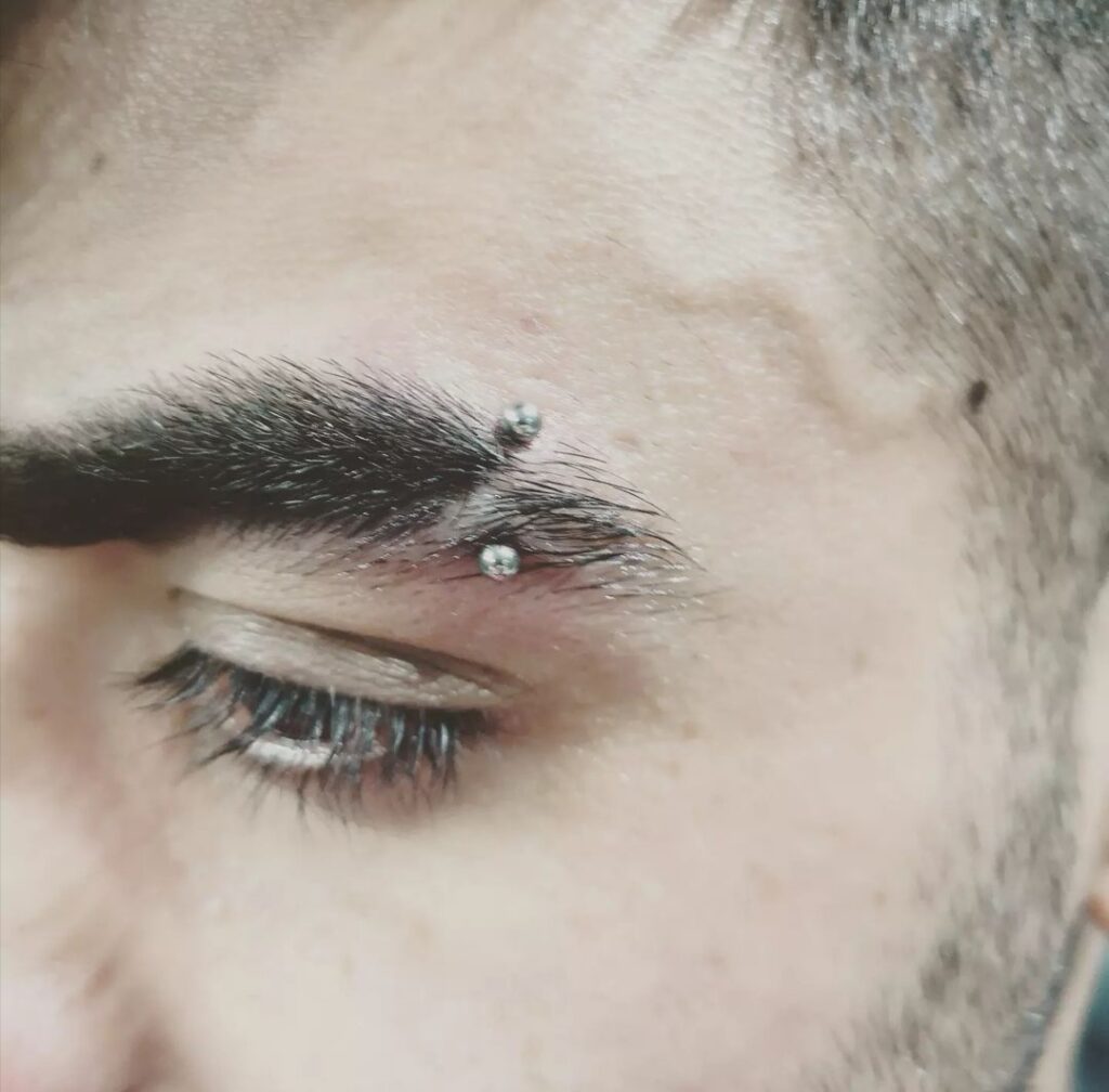 Eyebrow tattoo