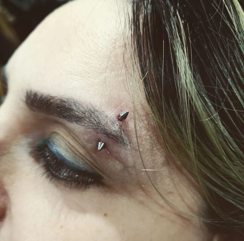 Eyebrow piercing