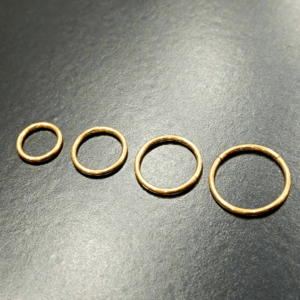 Clicker ring ατσάλινο gold