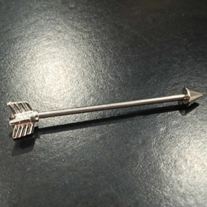 industrial barbell arrow design
