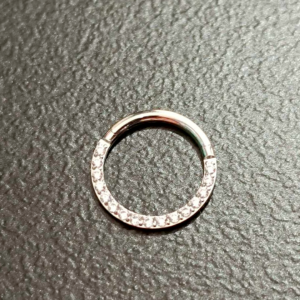 clicker ring με διαμαντάκια