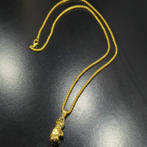 Αλυσίδα γάντια box gold